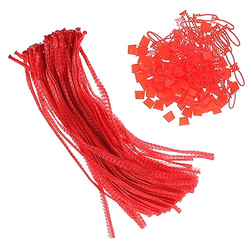 Mikikit 100Piezas Bolsas De Almacenamiento De Reutilizables para Verduras y Bolsa para Cebollas y Patatas Color Resistente