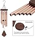 Memorial Wind Chimes for Outside, Wind Chime Outdoor Deep Tone, Sympathy Wind-Chime Personalized with 6 Tuned Tubes, Elegant Chime for Garden Patio Balcony and Home Gold