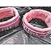 paloli Pink Choker Necklace for Women Leather Collar Fluffy Punk Leash Neck Choker Gothic Cosplay Sexy Jewelries