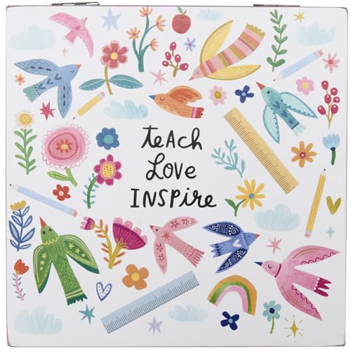 Boîte à charnière Teach Love Primitives by Kathy, cadeau idéal pour enseignant