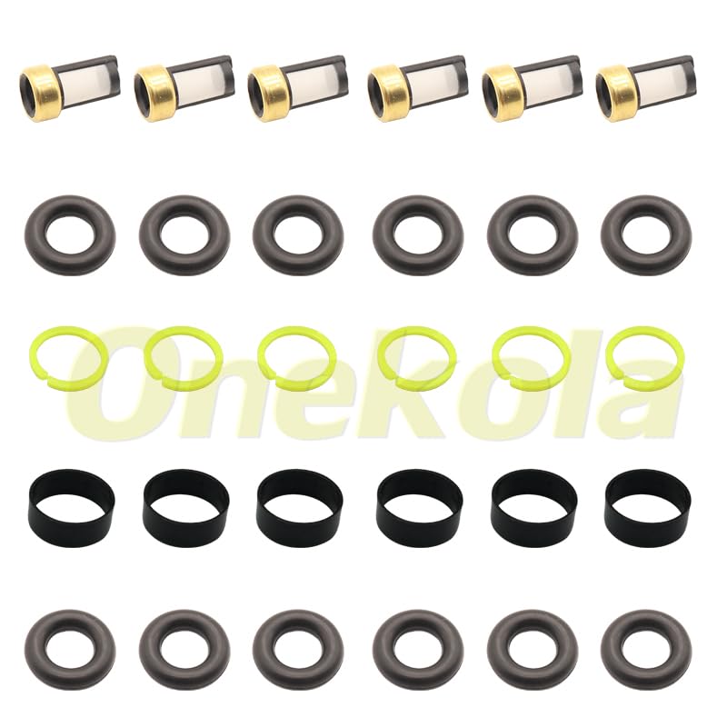 Fuel Injector Repair Kits for OEM 17103677 for Daewoo Lanos 1.5L 1.6L 99-02 17106772 17091728 17113743 - (Color: 20 Set)