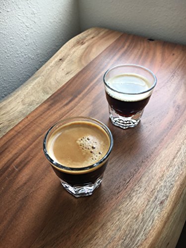 Set Of Two Libbey Duratuff Cortado Glasses | Gibraltar Rocks Glass 4.5 Oz ~Paper Coasters Included~ #TOP2