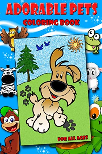 Adorable Pets Coloring Book
