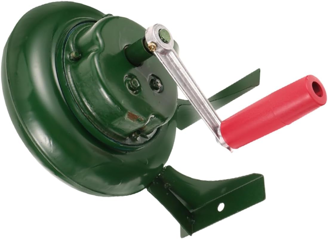 Outdoor Manual Blower Portable Hand Crank Air Blower for Bbq Camping and Fireplaces Convenient Fire Starter Tool for Grills and Campfires Power