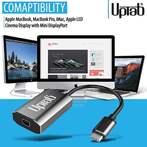 Uptab Usb C To Mini Displayport Adapter 4K@60Hz (Graphite) #TOP4