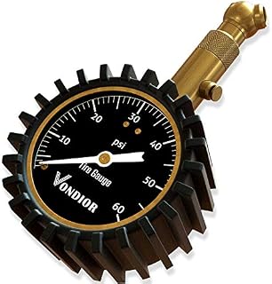 Vondior Tire Pressure Gauge - (0-60 PSI) Heavy Duty, Certified ANSI Accurate