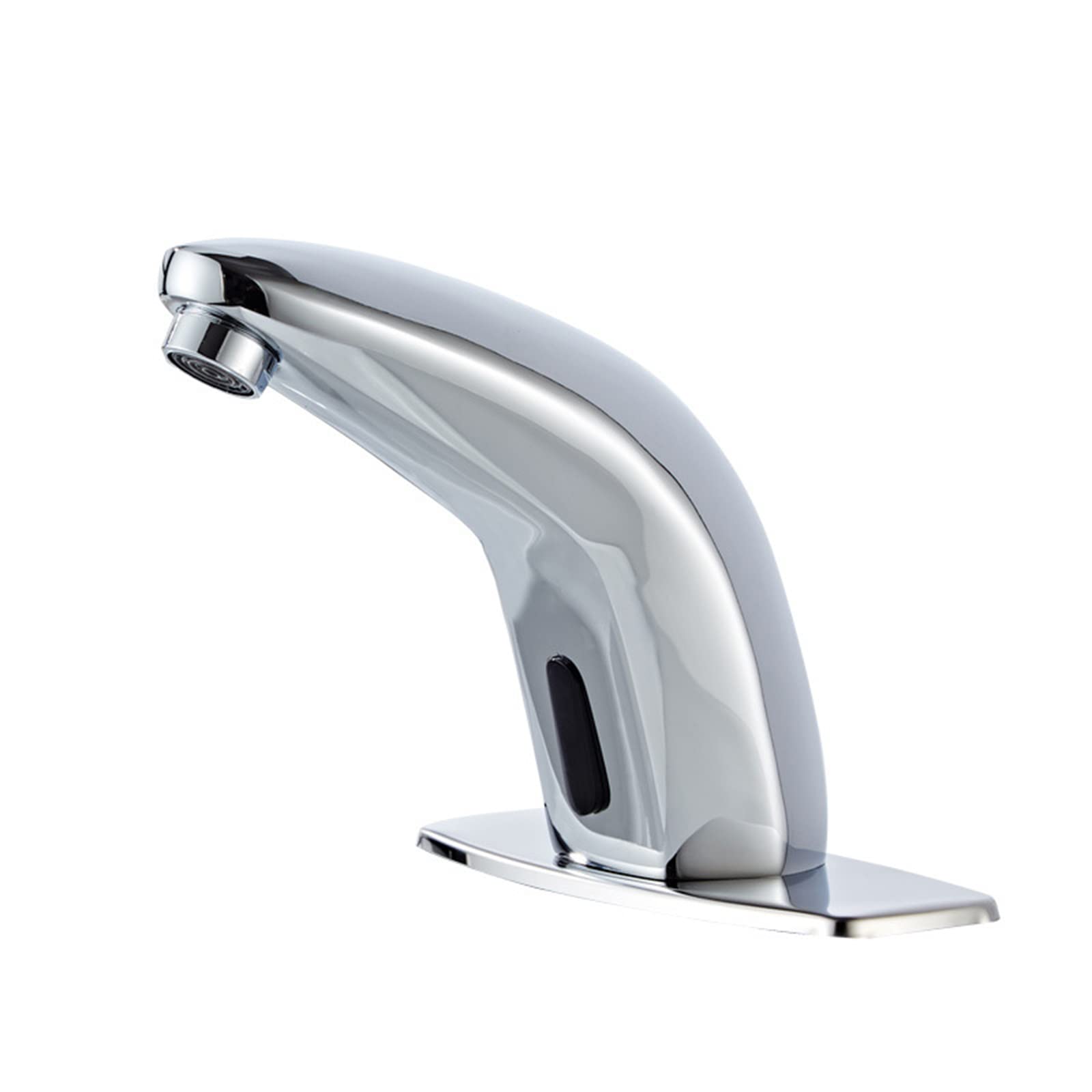 Robinet à capteur pour lavabo mitigeur automatique chrome eau chaude et froide