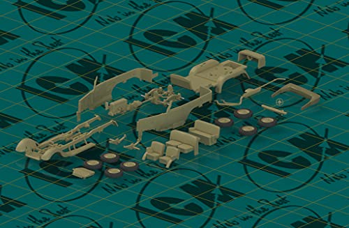 Icm Models Icm 1/72 G4 1935 Prod Wwii German Staff Car Snap Fit Model Kit #TOP2