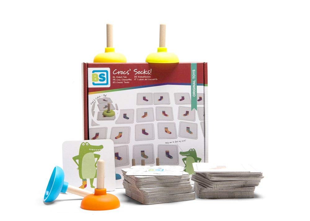 BS Toys GA350 skarpety krokodylkowe, zabawka dla dzieci, mieszanka