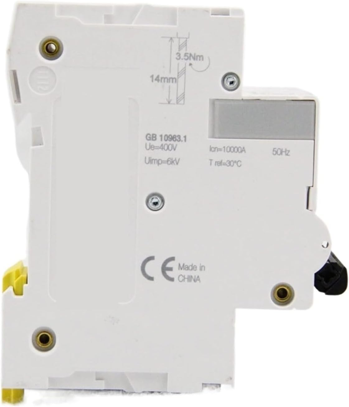 ALKOY Circuit breakerC120H Electric High Power Circuit Breaker C120H 1p D Type 63A 80A 100A 125A 10kA A9N19804 /12/20/28 1Pcs (Size : 1p, Color : 63A) (Color : 63A, Size : 1p)