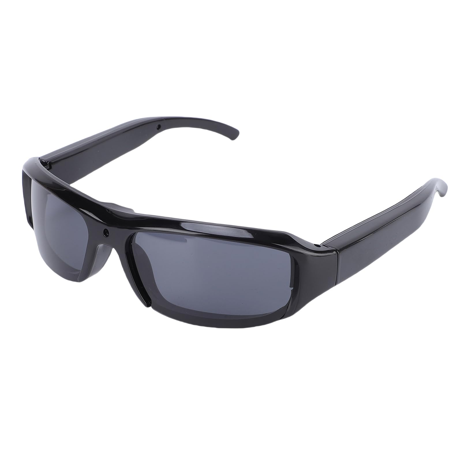 Annadue Gafas de Sol con Cámara 1080P, Lentes Gran Angular Antivibración, Gafas para Cámara de Acción Deportiva con Batería Incorporada, para Ciclismo y Actividades Al Aire Libre