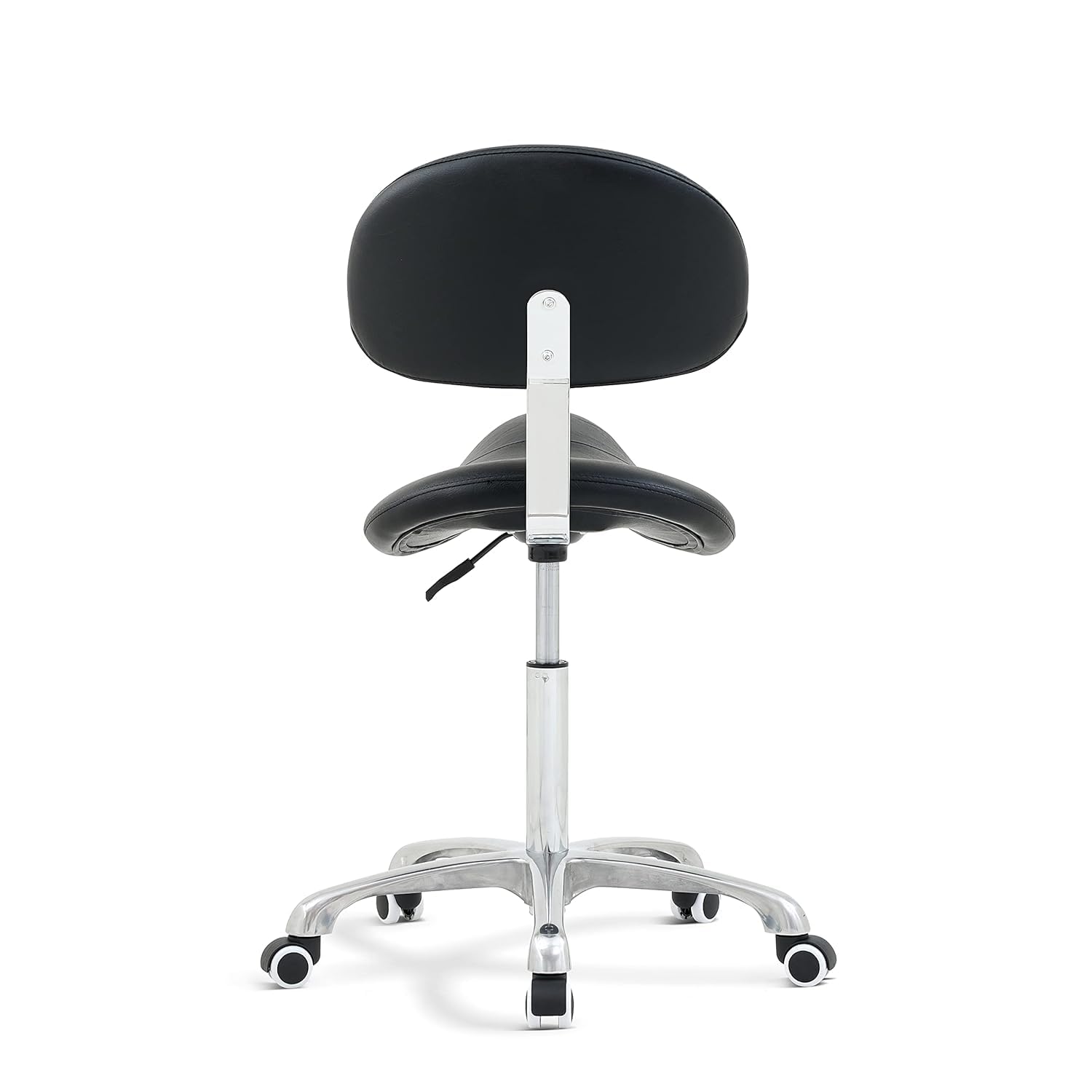 Tattoo Gizmo Saddle Rolling Chair with Backrest, Adjustable Hydraulic for Clinic Dentist, Spa Massage, Salons, Tattoo Studio Tattoo Gizmo Saddle Rolling Chair with Backrest, Adjustable Hydraulic for Clinic Dentist, Spa Massage, Salons, Tattoo Studio