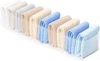 Organizador Multiuso de Roupa Íntima Colmeia Cristal Premium 11 Nichos PP 10x10x40cm - Incolor - VB HOME