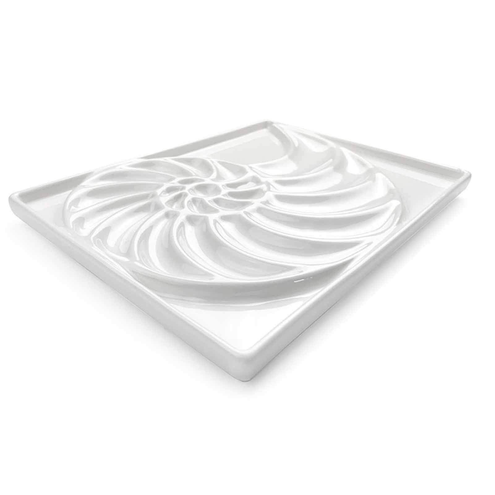 Prostokątna ceramiczna paleta akwarelowa, ceramiczna akwarela dla malarzy, rzemieślników, amatorów, artystów, studentów, materiały malarskie artystyczne