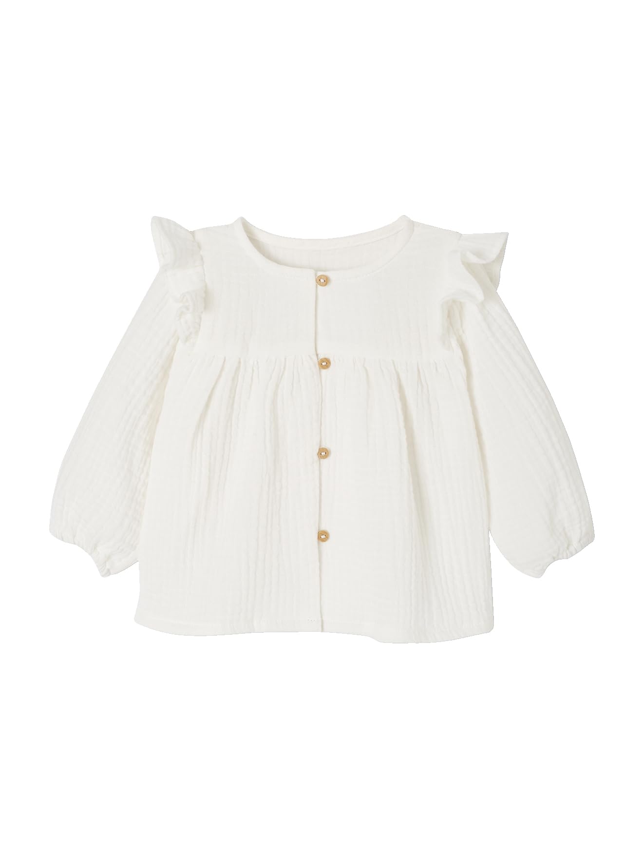 Vertbaudet Mädchen Baby Volant-Bluse