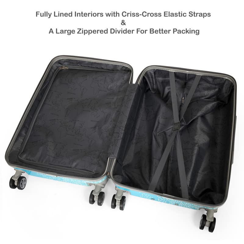 Image of Polo Class 2Pc Set Trolley Bag (24 /28 inch)-Blue