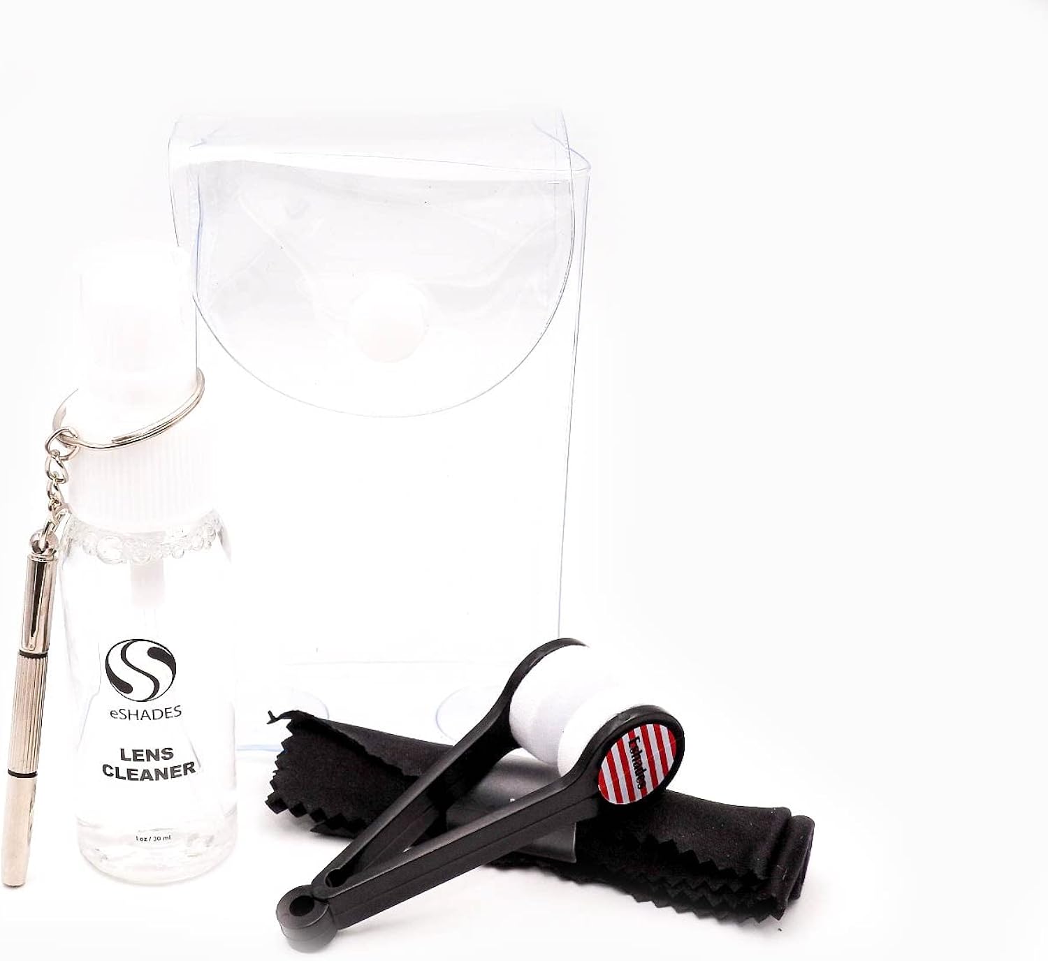 Vista 3 de Gucci GG1333S - Gafas de sol para mujer con forma de ojo de gato + paquete con kit de gafas de lujo eSHADES, Negro