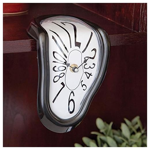 Bits and Pieces - Melting Time Warp Clock - Inspired by Salvador Dali