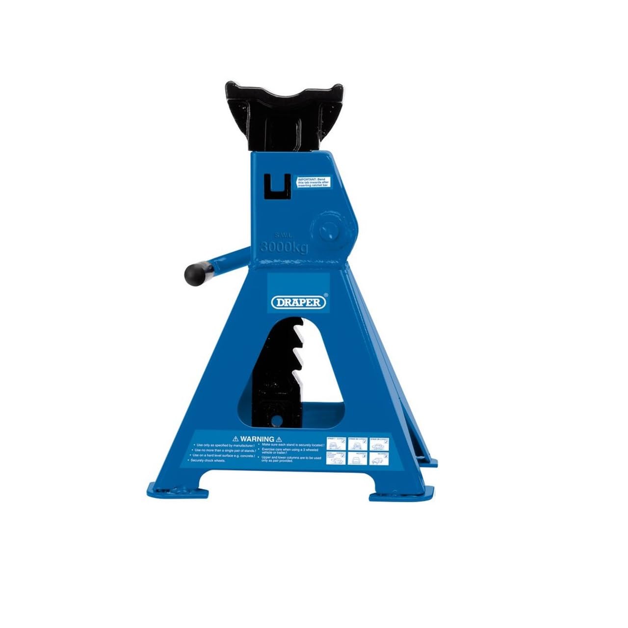 Draper 30881 Eje Stands, 3 T, 2 unidades