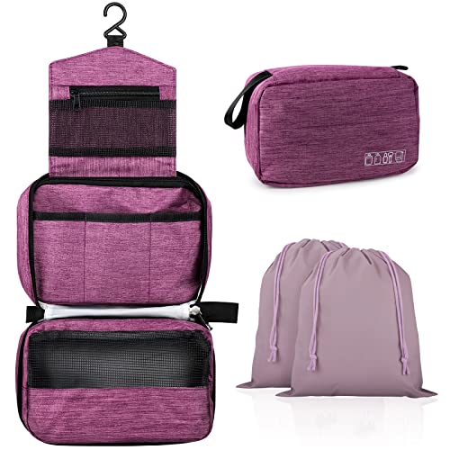 SMUG Borsa Per Il Lavaggio E La Toilette | Impermeabile Da Viaggio | Per Uomini E Donne | Grande Per Palestra, Prodotti Per Capelli | Nero - Foto 8