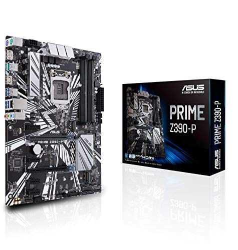 ASUS Computer Prime Z390-P Gaming Mainboard Sockel 1151 (ATX, Intel Z390, 4x DDR4-Speicher, USB 3.1, M.2 Schnittstelle)
