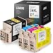 Produktbild 4 LEMERO 34XL 34 XL T3471-T3474 XL Druckerpatronen Kompatibel für EPSON Workforce Pro WF-3720DWF WF-3725DWF Drucker,Schwarz Cyan Magenta Gelb