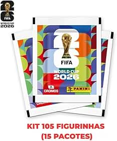Kit 15 Envelopes Figurinhas Copa Do Mundo 2026 (105 Figurinhas)