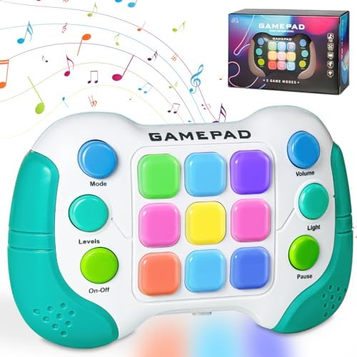 Electric Pop Fidget Push It Toys Kids Games Bop Light Up| Outdoor Toys for Ages 8-13 Year Old Girls and Boys Birthday Gifts|Handheld Sensory Toys for Kids with Autism