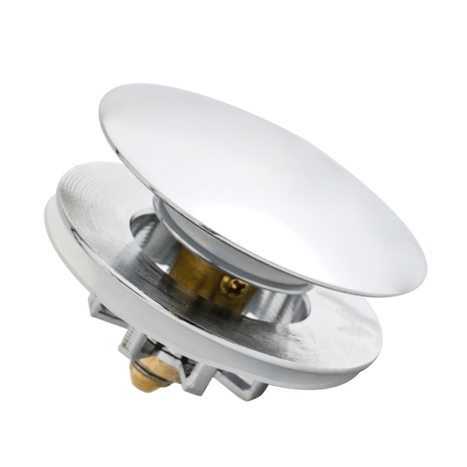 Tappo Di Scarico Pop-Up Per Lavello 35 Mm – 2 Pezzi In Acciaio Inox, Universale Per Cucina E Bagno - 2