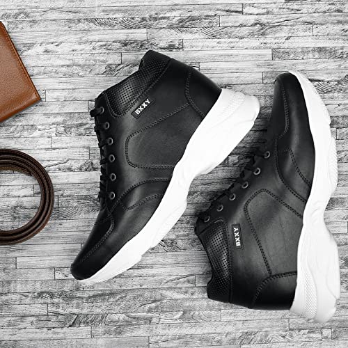Image of YUVRATO BAXI 3 Inch Hidden Height Increasing Casual Outdoor Sneakers Boots.Height Elevator Boots