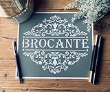 meubles brocante nantes FABRICATION: Produit artisanal français, conçu avec précision pour des motifs vintage et arabesques détaillés.