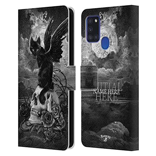 Coque Alchemy Gothic Galaxy A21s étui portefeuille cuir idéal au quotidien