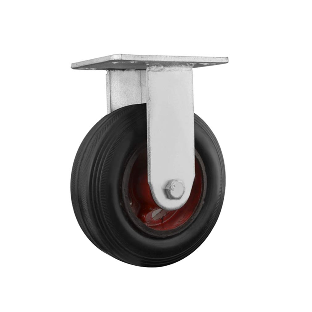 MXXQRHF Heavy Duty Industrial Caster Wheels 1000kg Load Capacity Swivel Rubber Tires Mute & WearResistant Cast Iron Bracket for Workbench Trolley & Flatbed Carts