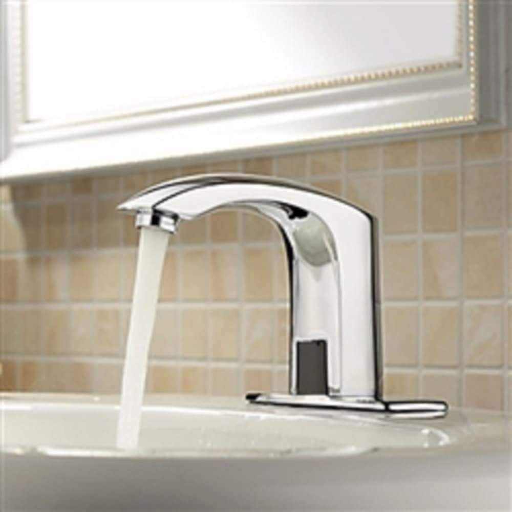 Review Discount Cascada Automatic Hands Free Modern Contemporary Design Sensor Faucet (Hot & Cold), Chrome (HDD426)