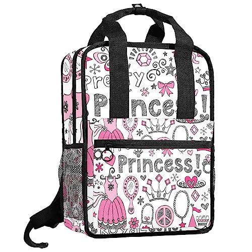 Sac à dos pour garçon soulageant les épaules grâce aux bretelles réglables motif princesse