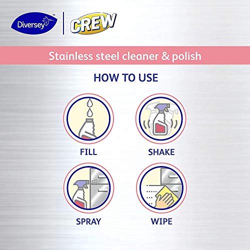 Image of Crew Stainless Steel cleaner & Polish 4Litre product from Diversey