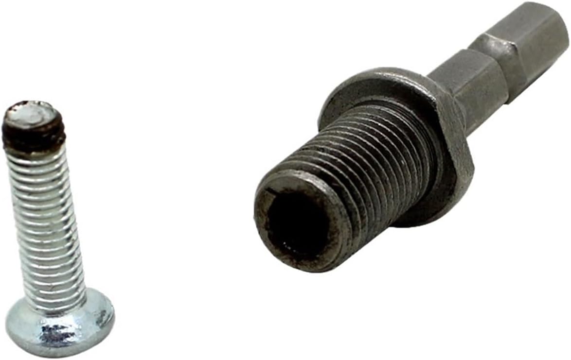 Chuck Adapters 20pcs 1/4" Hex Shank Adapter Mandrel Connecting Rod Thread 3/8"-24UNF fit Drill Chuck for Keyless Chucks