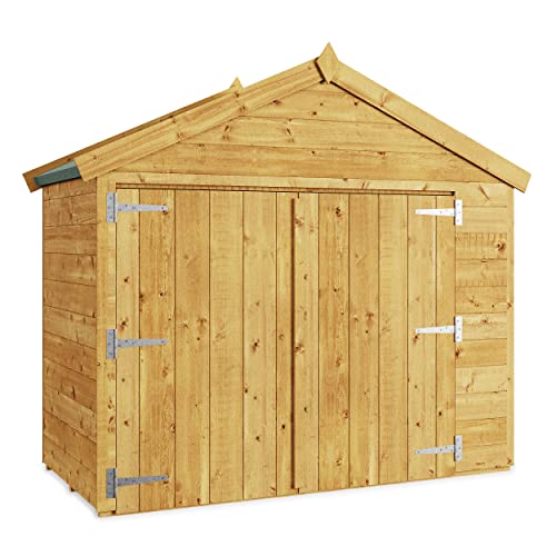 Image of BillyOh Tongue and Groove Apex Bike Store, Mini Master Bike Shed with Floor and Roof (3X6)