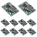 Coliao 6pcs TP5100 Charging Management Power Supply Module Board 4.2V 8.4V 2A Single Double Lithium Li-ion Battery Charger Module