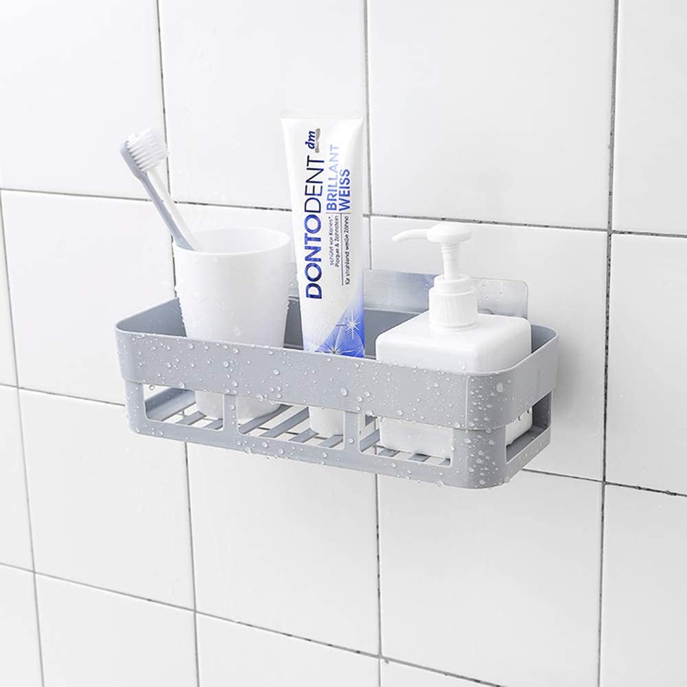 ZJchao Shower Caddy 10 24 3 94 2 36in Plastic Adhesive Storage Shelf Organizer Shower Organizer Shower Shelves