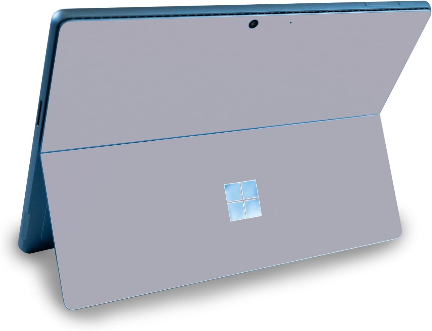 MightySkins Skin Compatible with Microsoft Surface Pro 9 (2022) - Solid Gray | Protective, Durable, and Unique Vinyl Decal wrap Cover | Easy to Apply & Change Styles | Made in The USA