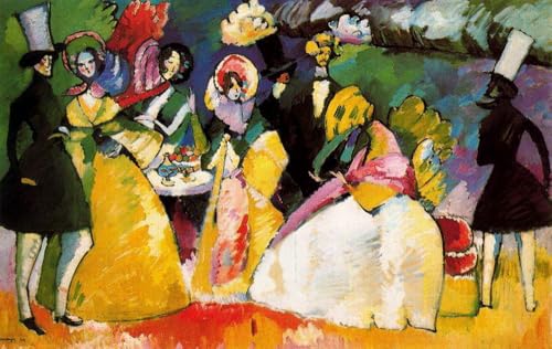 Peintures à l'huile d'art célèbres de Kandinsky peintes à la main par des professeurs d'académie