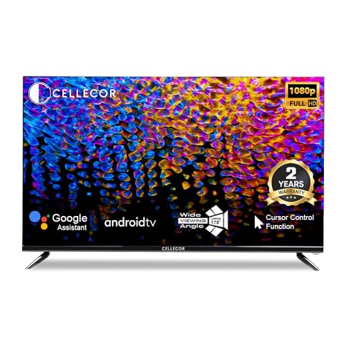 Image of CELLECOR 100 cm (40 inch) Full HD LED Certified Smart Android TV with Voice Remote (E40V)