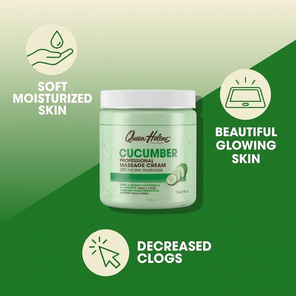 Amazon.com : Queen Helene Cucumber Professional Massage Cream
