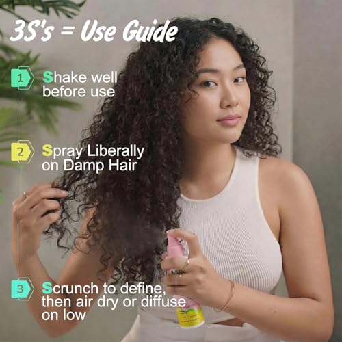 Spray para Cabello Rizado con Aceite de Oliva y Extracto de Arroz 5.07 oz miniatura 4