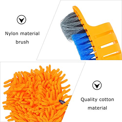 1 Conjunto Lavadora De Corrente De Bicicleta Acessórios De Limpeza Escova De Limpeza De Corrente Esc