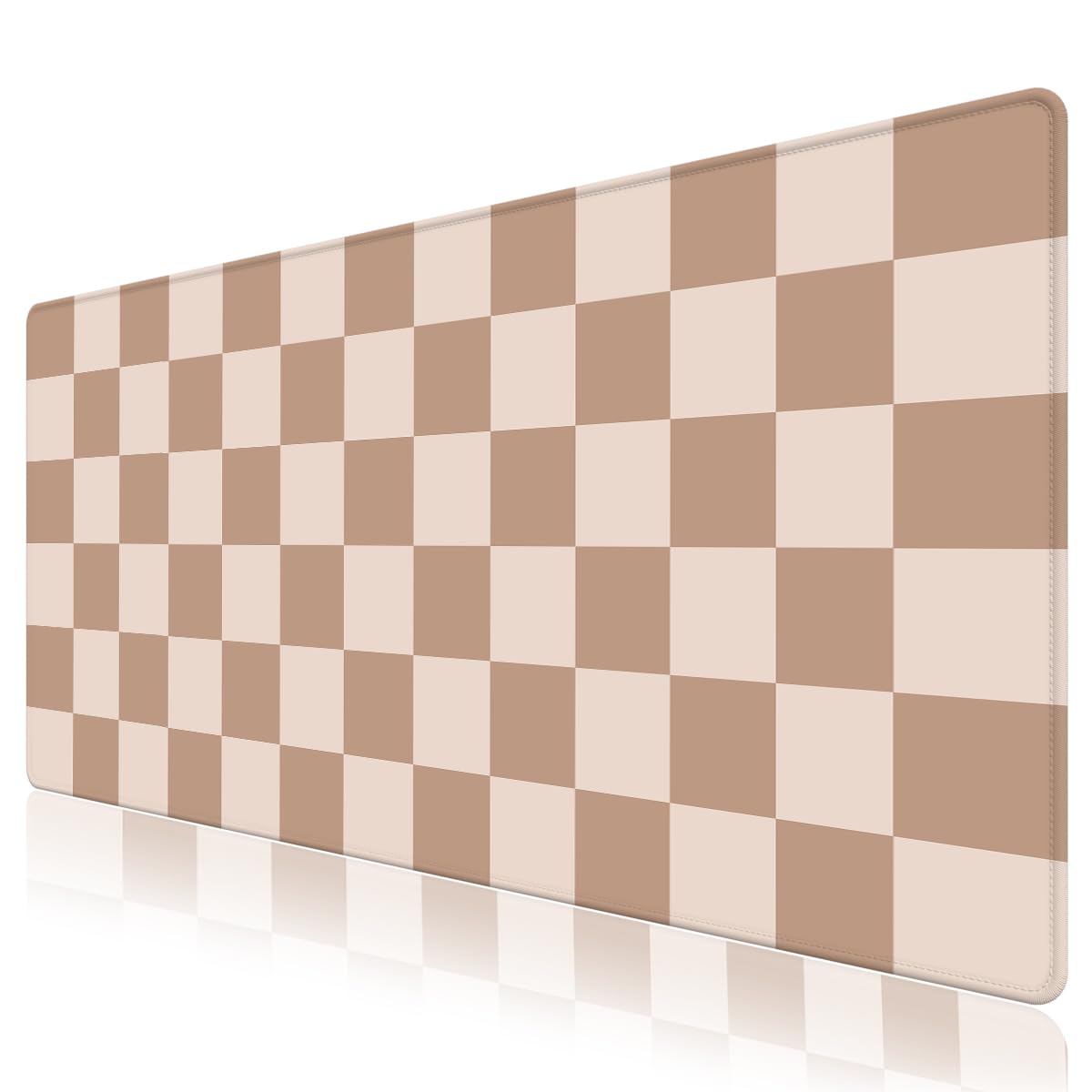 Big Desk Pad Mouse Pad, Large Gaming Mouse Mat with Stitched Edges, Non-Slip Waterproof Rubber Base Mous Mat for Office Computer Keyboard Laptop Home