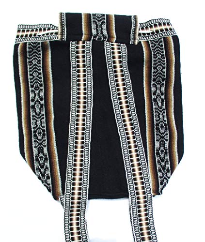Generic Ethnic handamade Backpack Peru Bolivia Ecuador, Medium, Black4