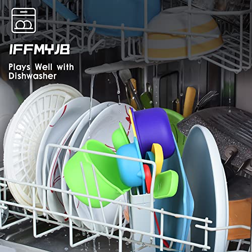 Iffmyjb Measuring Cups And Spoons Set 15, Plastic Mesuring Cups Spoons, 7 Plastic Color Measuring Cups 7 Plastic Measuring Spoons With Leveler, Cute Measure Cups For Baking (Random Rainbow) #TOP6