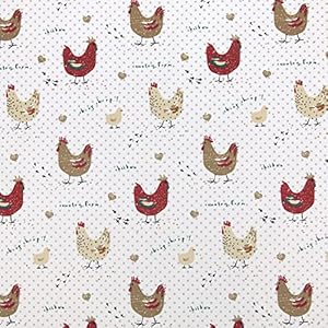 Cackleberry Home Farmhouse Chicken Fabric Tablecloth 100% Cotton, 60 x 84 Oval Cackleberry Home Farmhouse Chicken Fabric Tablecloth 100 Cotton 60 x 84 Oval